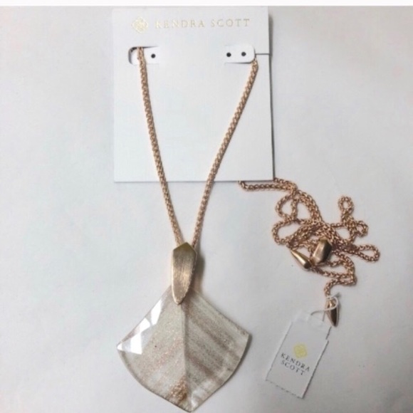 Authentic Kendra Scott Rose Gold Necklace - Picture 3 of 4